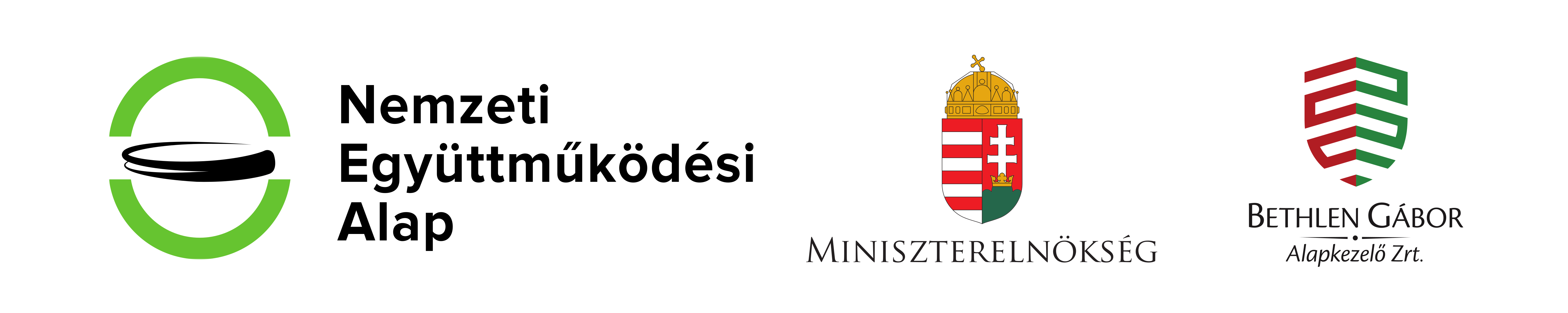 Nemzetközi Együttműködési Alap, Miniszterelnökség, Bethlen Gábor Alapkezelő Zrt. logó