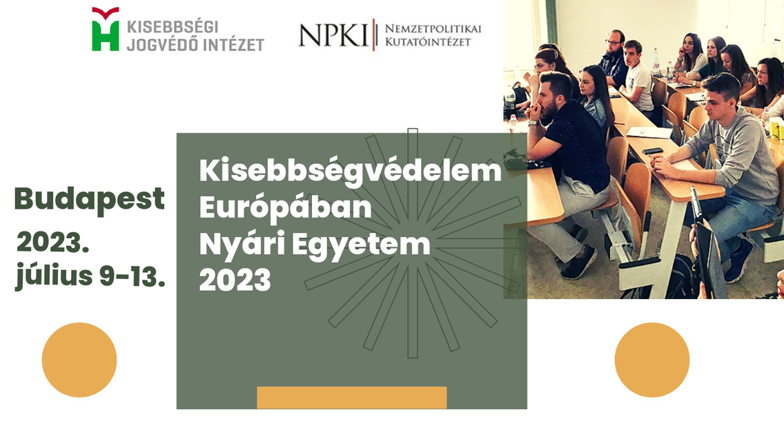 Kisebbségvédelem Európában Nyári Egyetem 2023