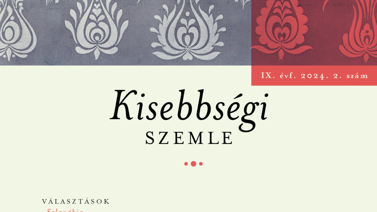 Kisebbségi Szemle – 2024/2