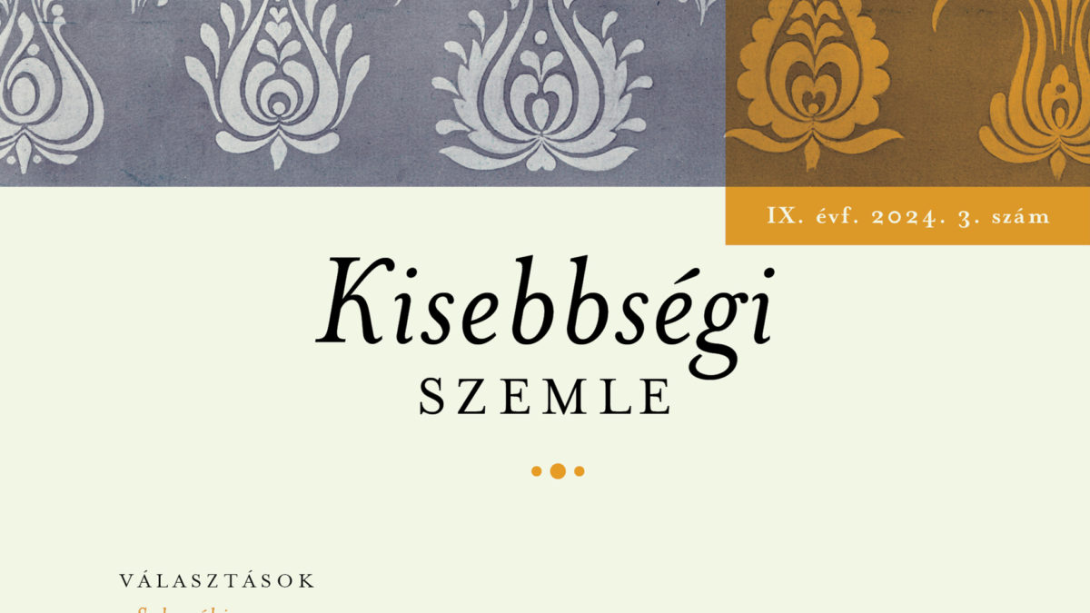 Kisebbségi Szemle – 2024/3