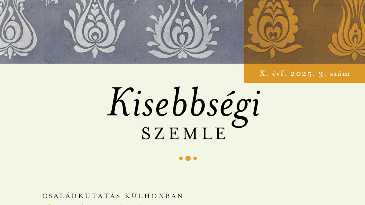 Kisebbségi Szemle – 2025/3