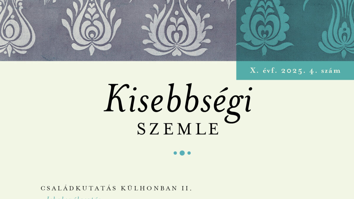 Kisebbségi Szemle – 2025/4