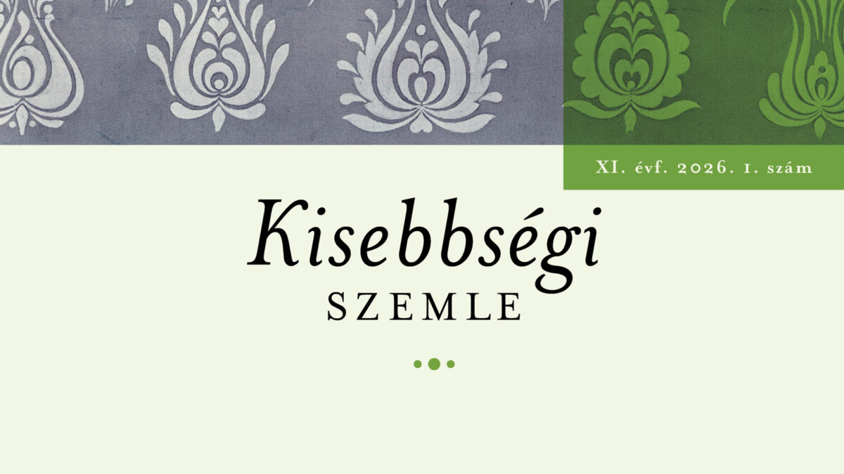 Kisebbségi szemle 2026/1