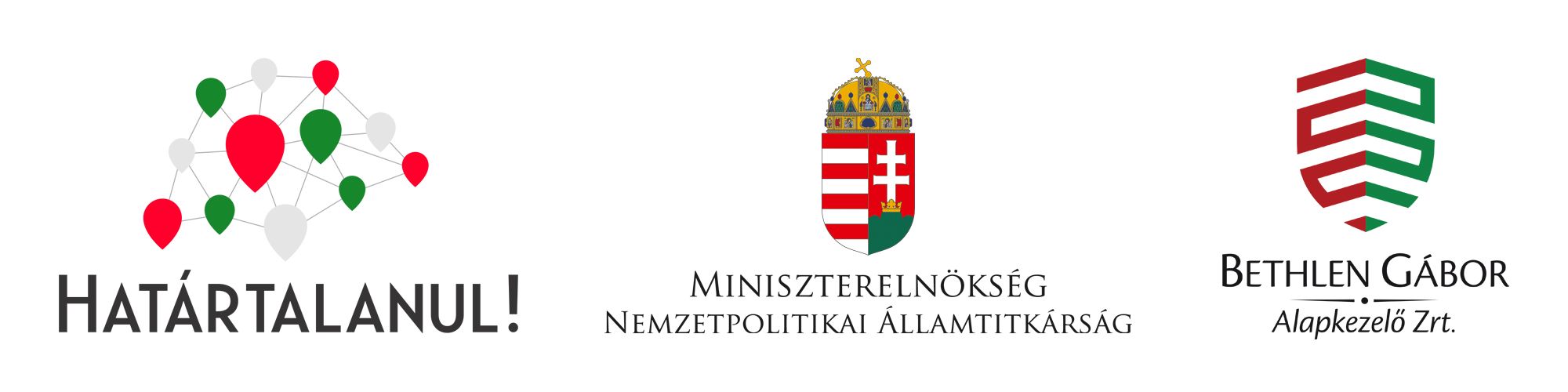 Határtalanul!, Miniszterelnökség Nemzetpolitikai Államtitkárság, BGA hármas logó